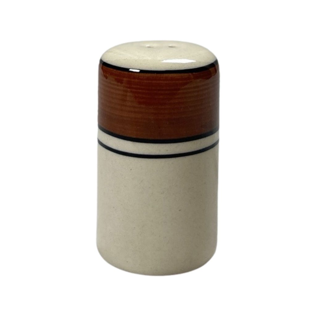Ceramic Dining Royal Brown and White Ceramic Salt & Pepper Shaker || Dispenser Set || Seasoning Shakers || Spices Containers view 2