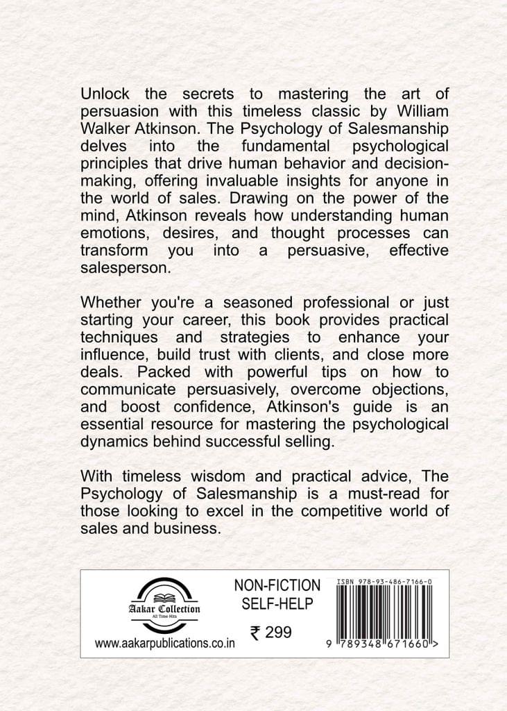 The Psychology of Salesmanship - William Walker Atkinson view 2