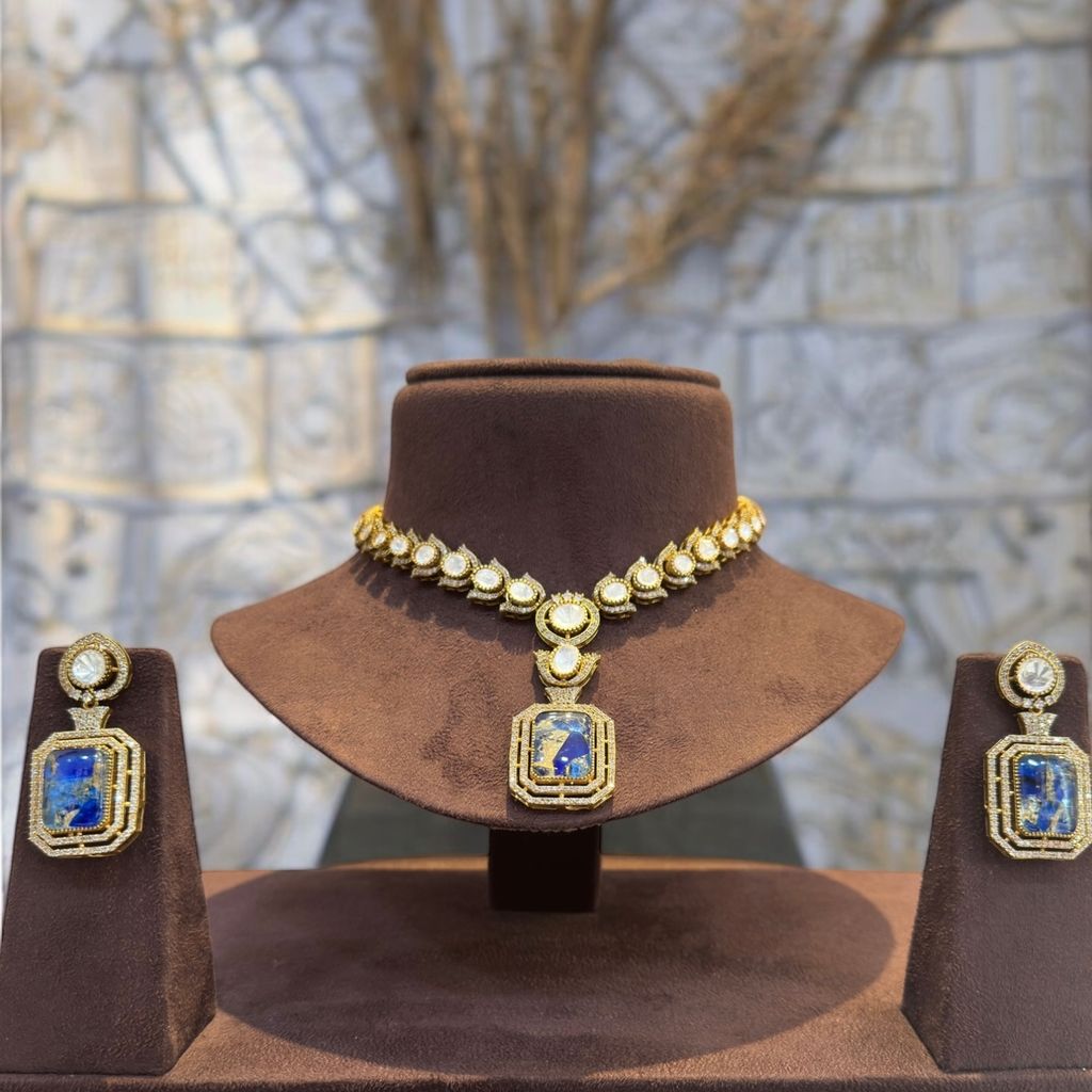 Azura Bliss Necklace Set By Dia Art Jewels view 2