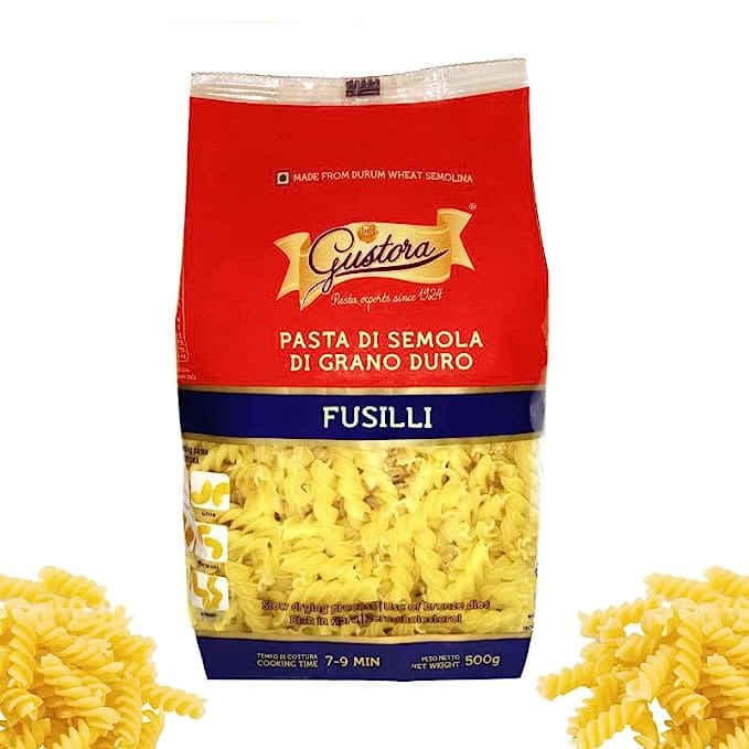 GUSTORA Fusilli Pasta, 500g view 2