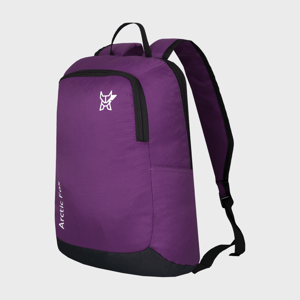 Arctic Fox Pug Dobby Purple Backpack view 2