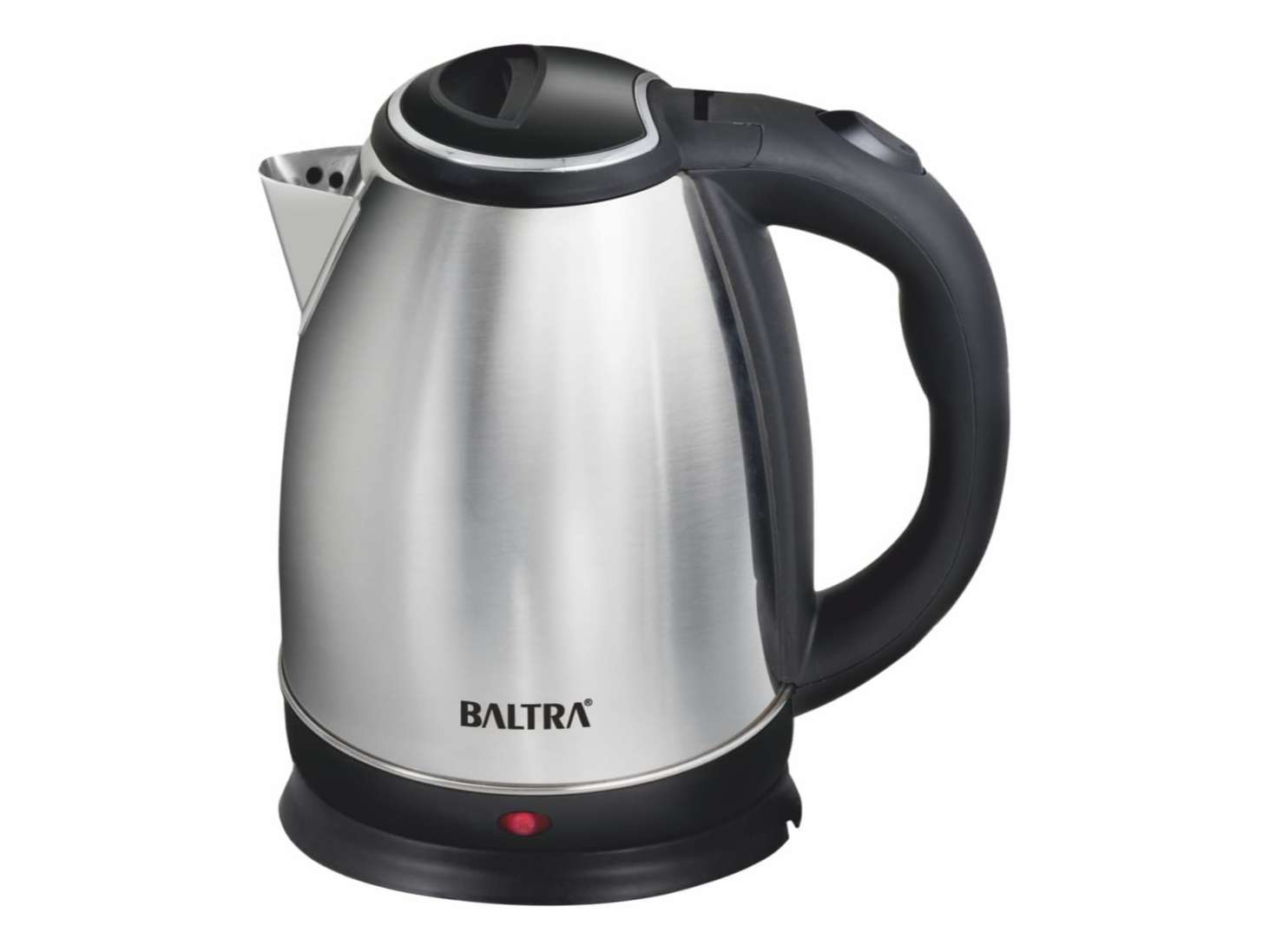 BALTRA Electric Kettle for Hot Water 1.5L, 1350W Stainless Steel Body, Auto Shut-Off, 360 Power Base, Cool Touch Handle, Water Boiler Kettle - BC-159