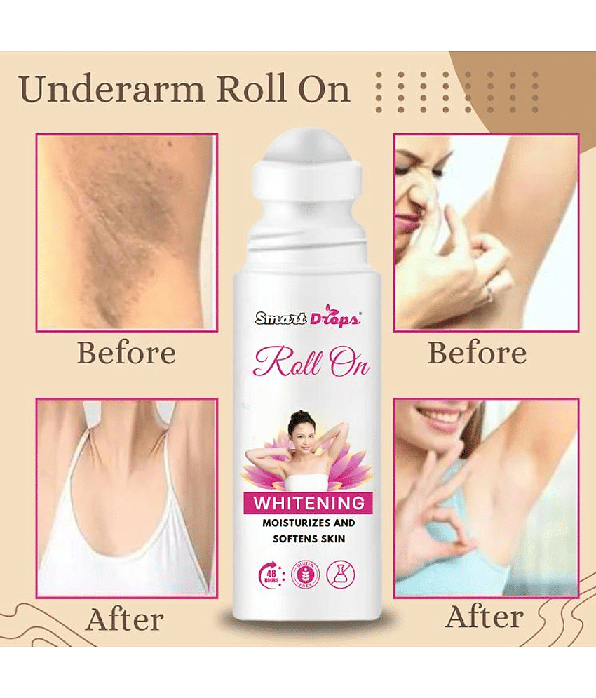 UnderArm Roll On - Whitens & Brightens Skin (50ml) Pack Of 1 view 2