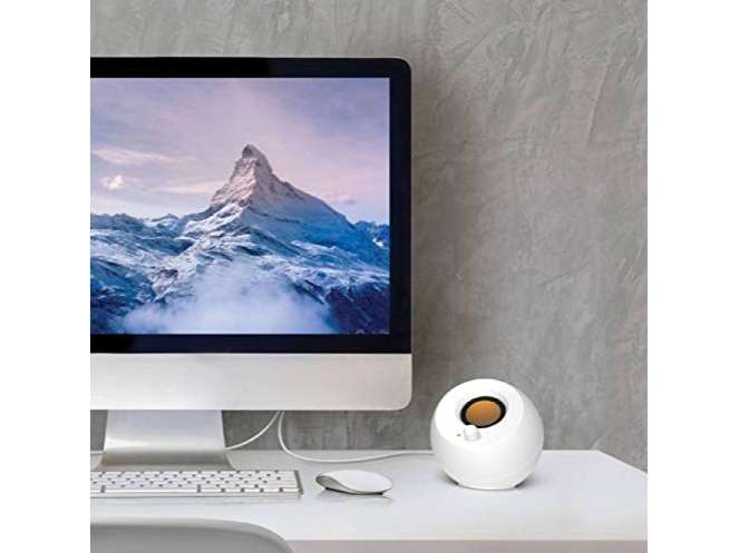 Creative Pebble 2.0 USB-Powered Desktop Speakers - White view 2