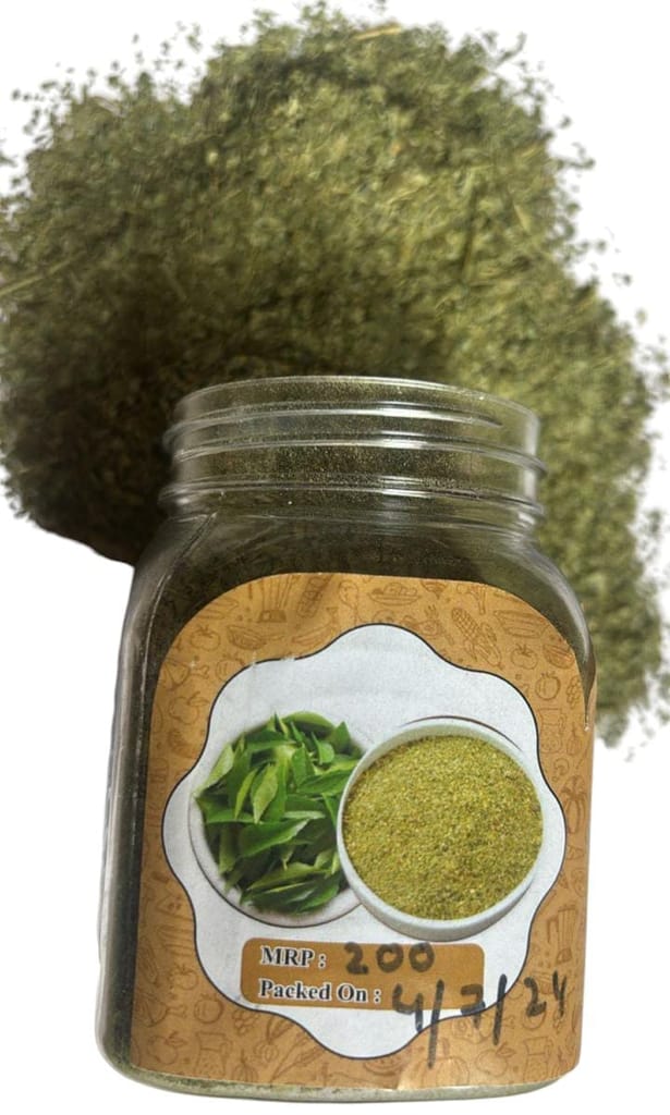 Curry Leaves Powder 200g - 100% Natural & Pure - No Additives view 2