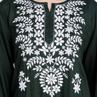 Lucknowi Rayon Cotton Kurta view 2