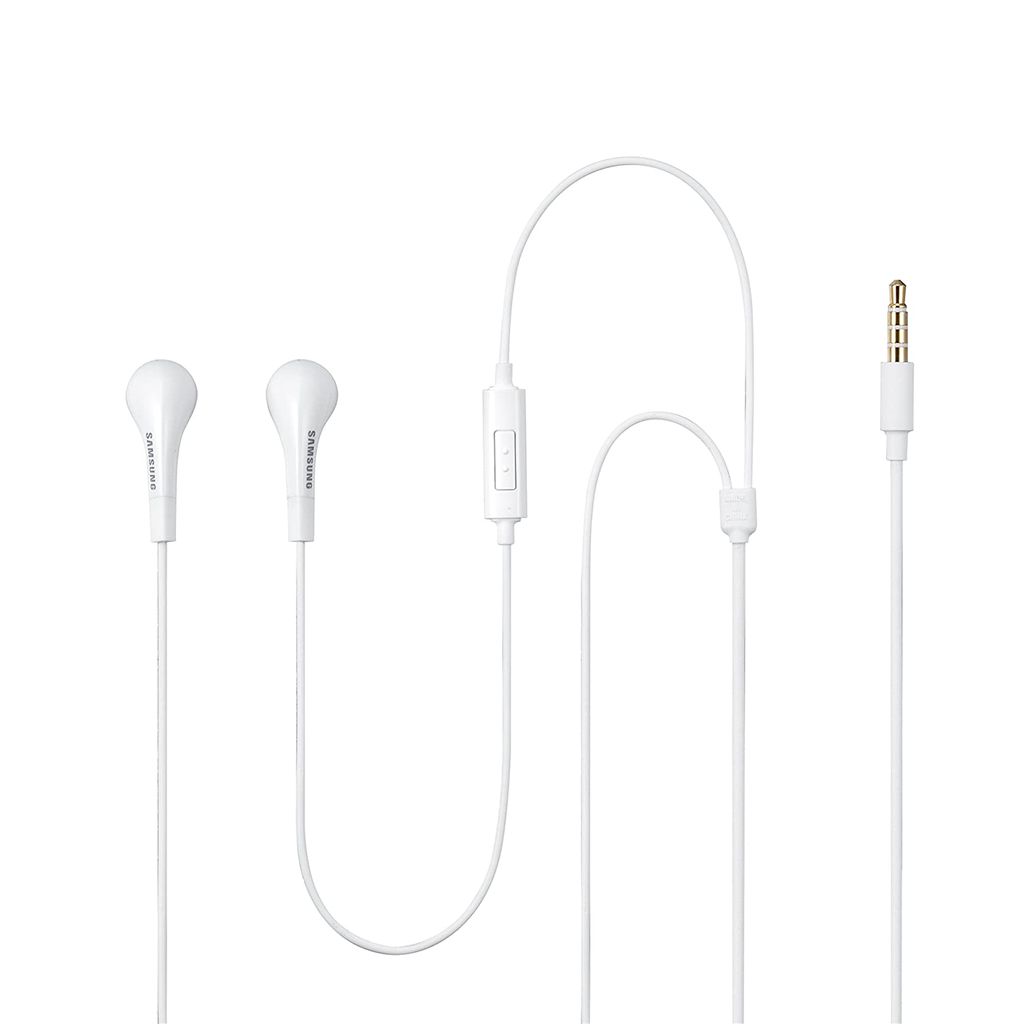 Samsung Ehs64 Wired In Ear Earphones With Mic With Remote Note (White) view 2