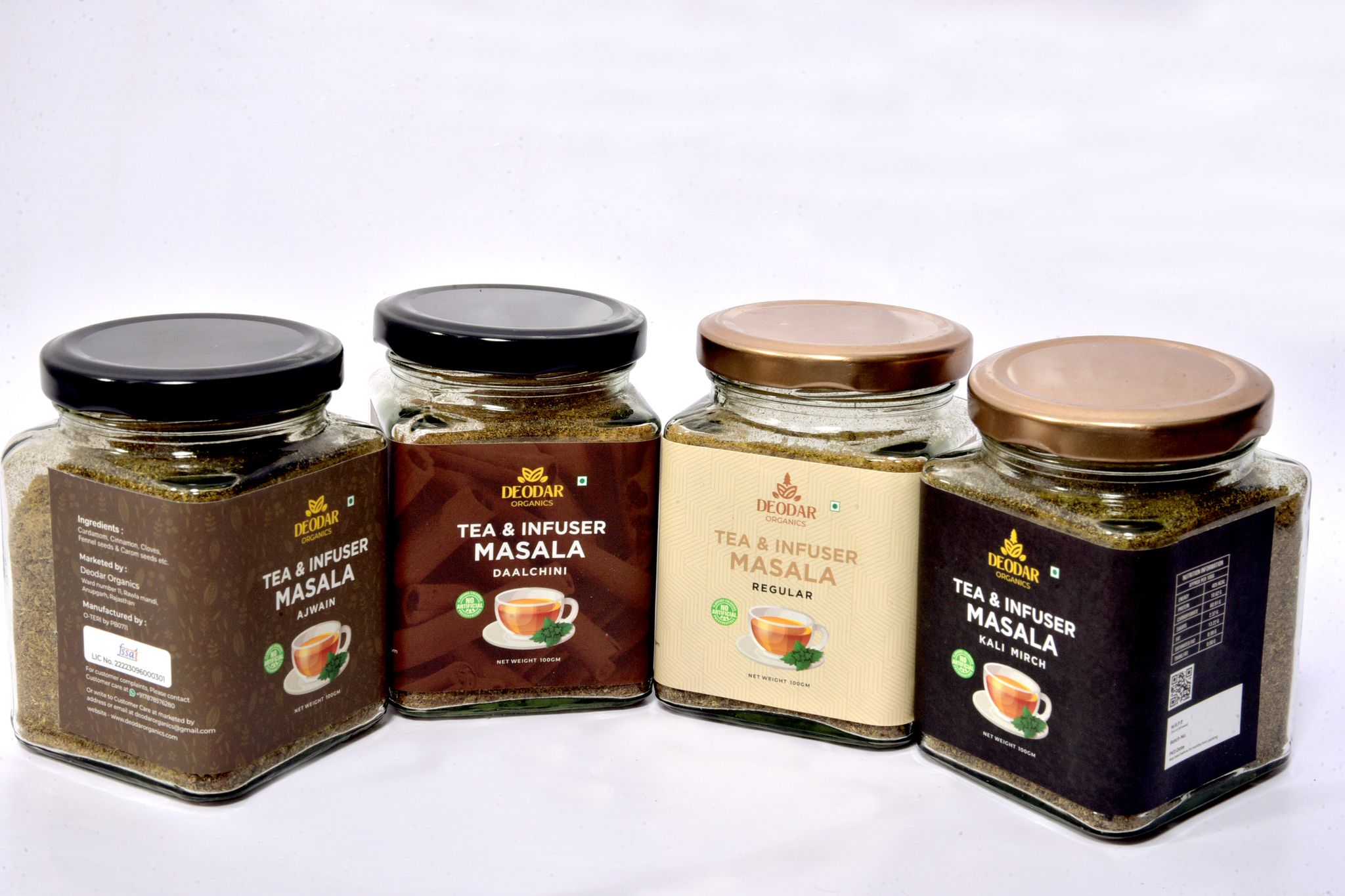 Deodar organics tea masala / chai masala (kali mirch Flavour) view 2