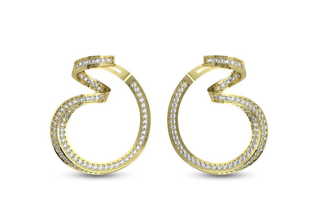 Luminous Dainty Hoop Earrings view 2