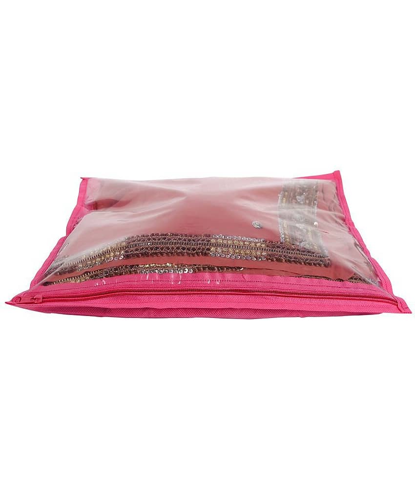 RAJA Pink Saree Covers - 8 Pcs view 2