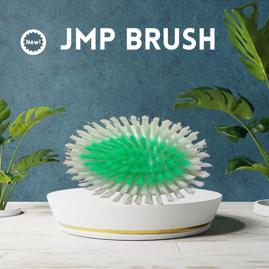 JMP BRUSH Premium Multipurpose Cloth Brush, with Soft & Hard Bristles, Assorted, Plastic Pack of 1 view 2