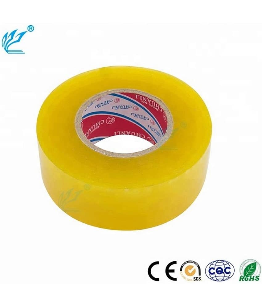 Cello Transparent White Adhesive High Strength Packaging Tape 2 inch/51 mm x 25 200 Meter Roll 1( Pack Of 1) view 2