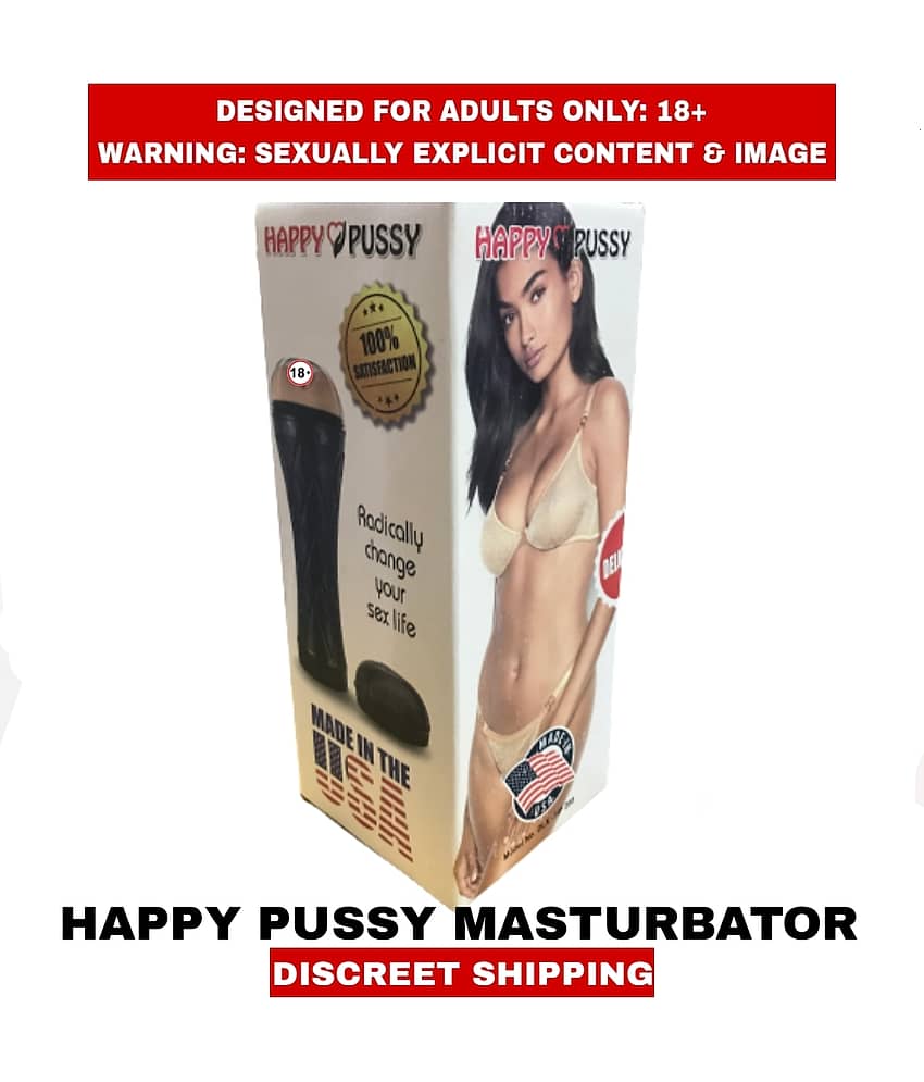 MALE ADULT SEX TOYS REAL HAPPY PUSSY FEEL MASTURBATOR SOFT SILCON FLESH LIGHT For Men view 2