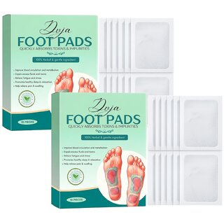 (PACK OF 20) Foot patch Herbal And Gentle Ingredient Detox Foot Pads, Natural Ingredients for Sleep Aid, Pain Relief, Toxin Removal with Bamboo Vinegar and Acupoint Micro-Massage Technology 1