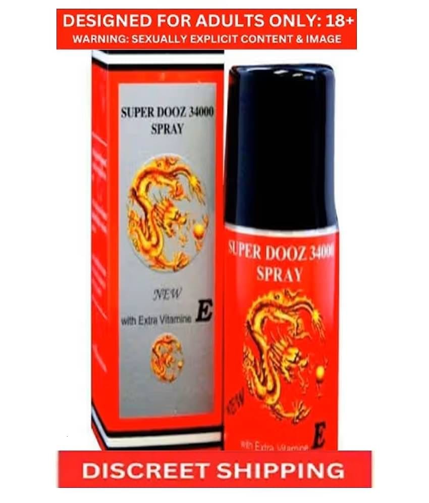 Dragon Super Dooz 34000 DELAY SPRAY with Extra Vitamin 'E' | Original & Effective Delay Spray for Long-Lasting Excitement Deodorant Spray view 2