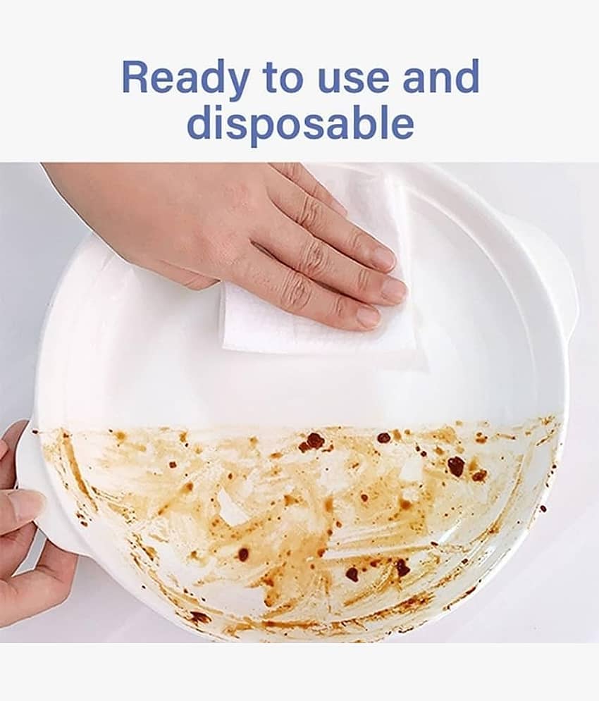 Kitchen Cleaning Wipes | Strong Decontamination Kitchen Wipes | Disposable Kitchen Wet Wipes Household Cloth Towel For Removing Grease Stains And Cleaning Glass Table Wet Tissue Wipes view 2