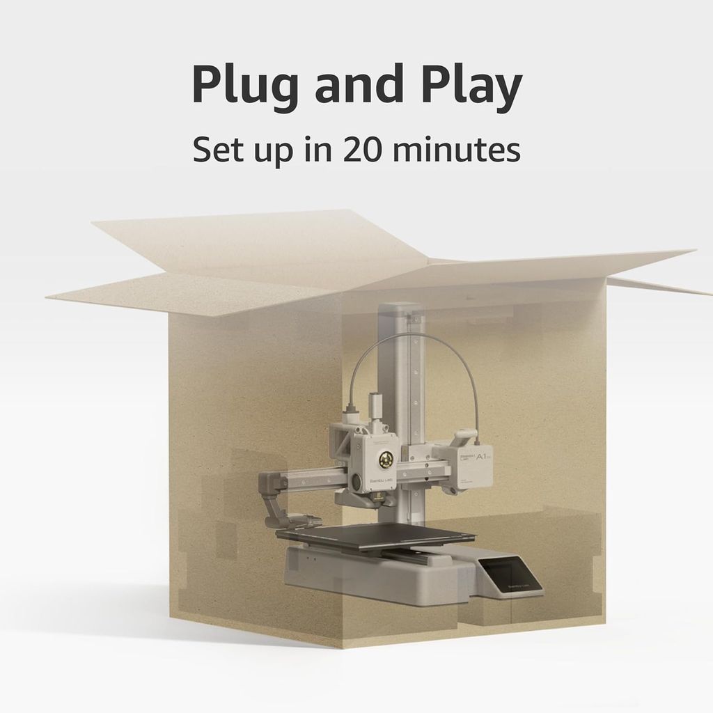Bambu Lab A1 Mini Combo 3D Printer view 2