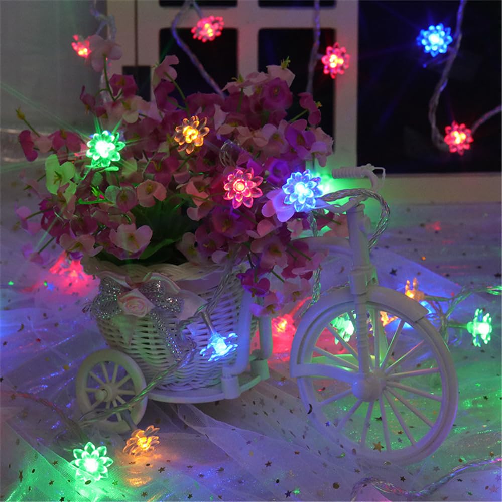 GLOWSERIE Glowing Lotus LED Lights for Home Garden & Party Décor view 2