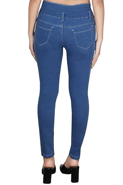 FINBEAT Jeans Pattern 3btn Skinny Fit Basic Belt Basic Bottom 12003 Jeans for Women