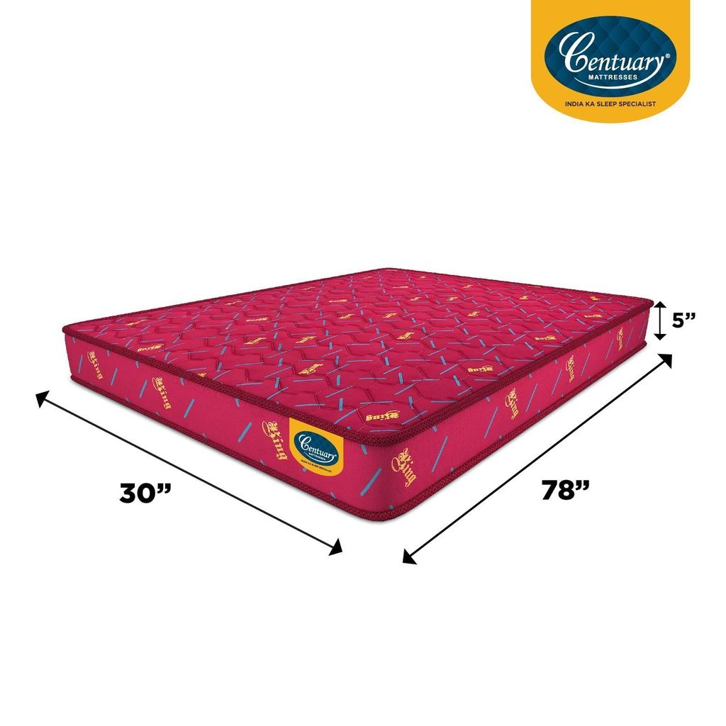 Centuary Mattresses King Coir Reversible Orthopedic 5 Inch Coir Mattress view 2