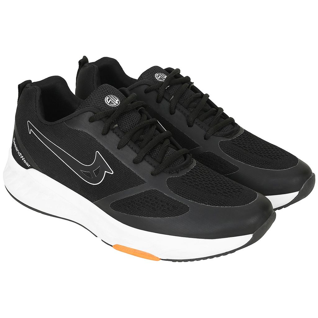 SeeandWear Velocity Sports Running Shoes For Men (Black) view 2