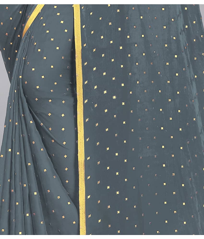 Rhey Chiffon Printed Saree With Unstitched Blouse Piece ( Yellow ) view 2