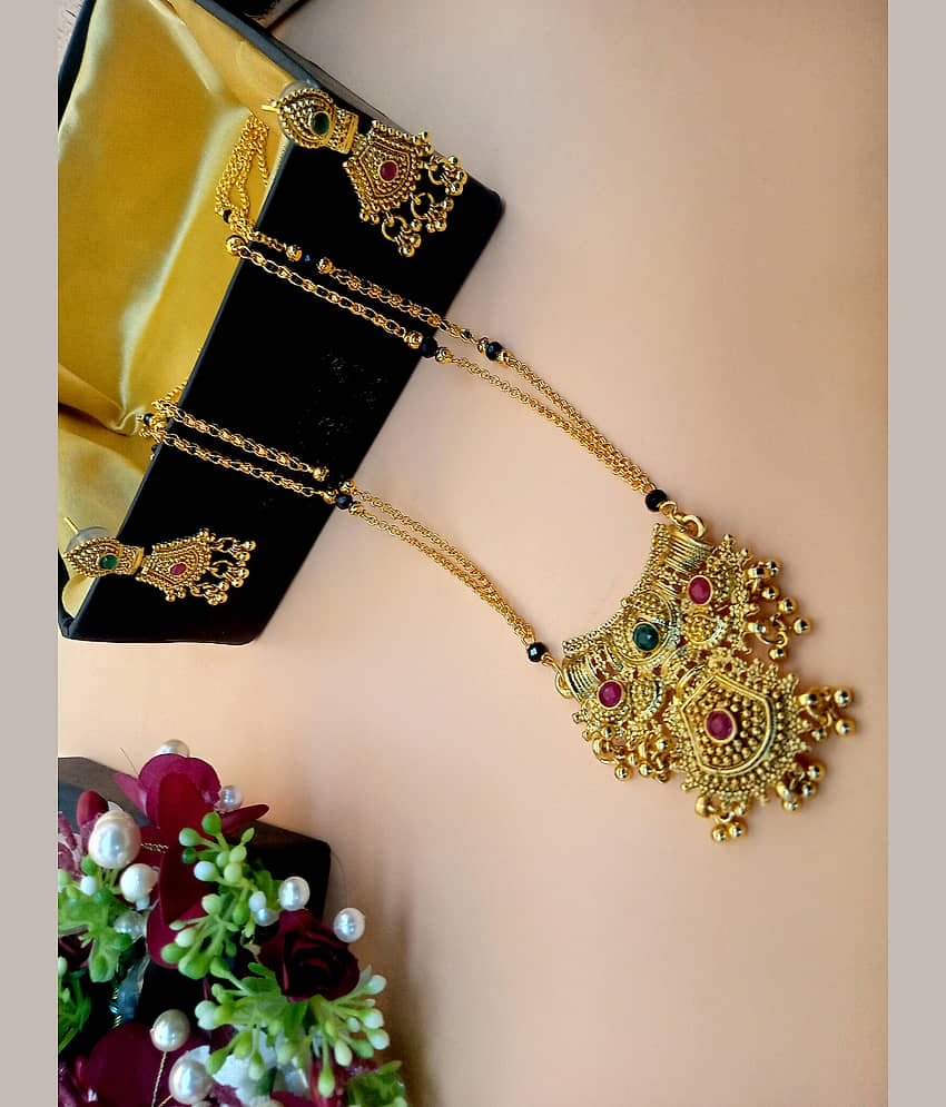 JIPPA Golden Mangalsutra ( Pack of 1 ) view 2