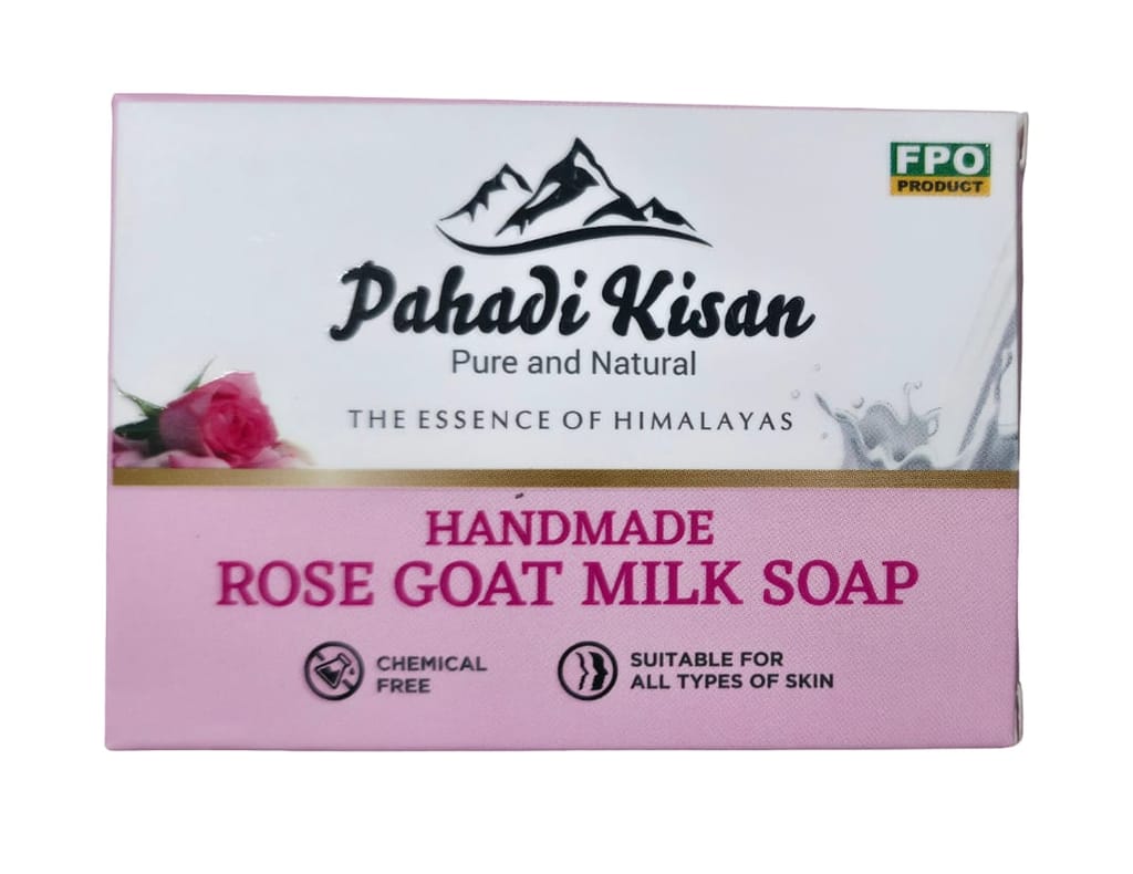 Rose Goat Milk Soap (100gm)
