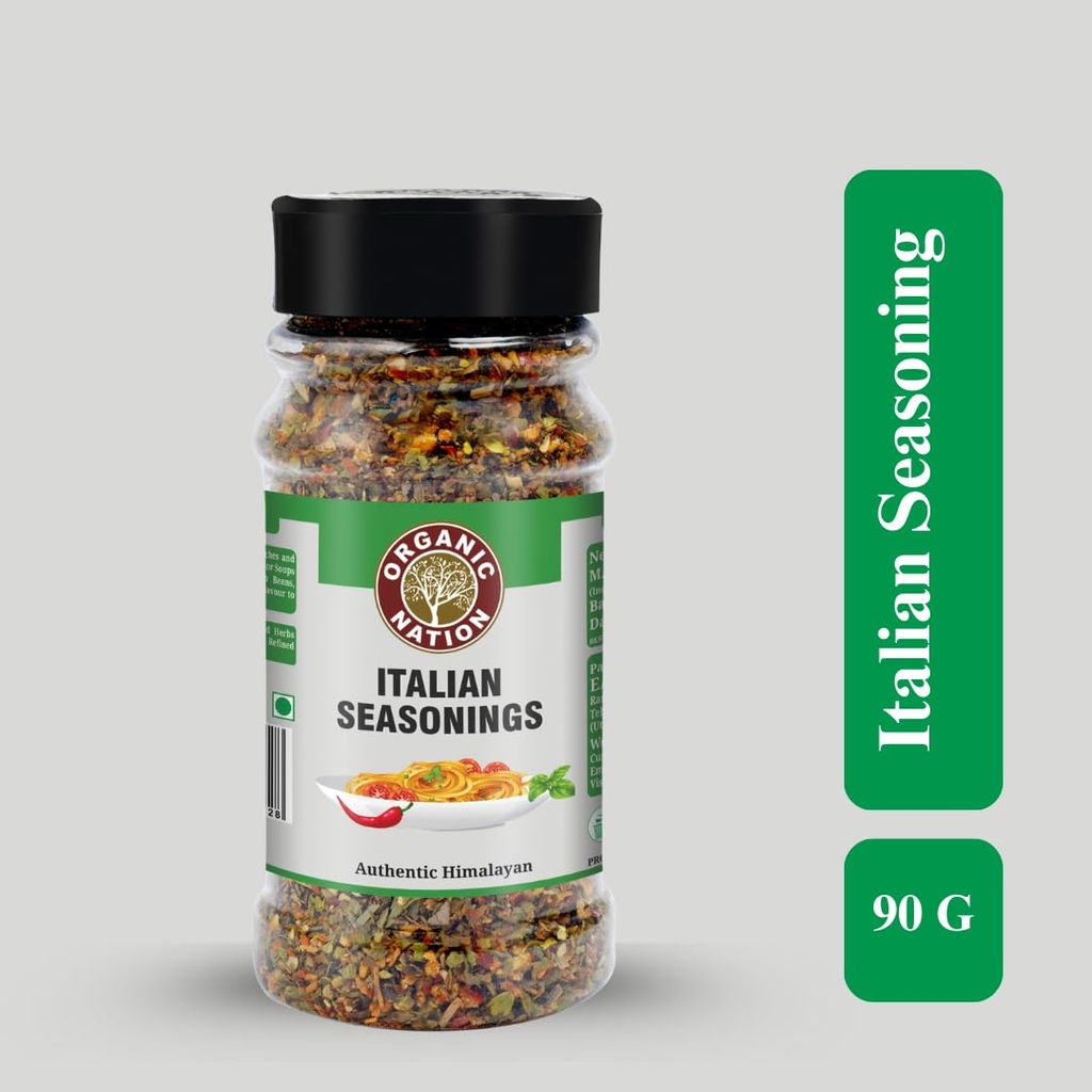 Organic Nation Italian Seasoning 90g (Pack of 2) | Premium Mixed Herbs for Pasta, Pizza, Sauces & Marinades view 2