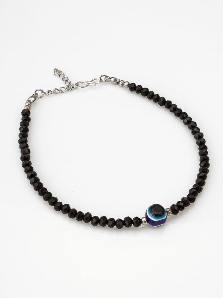Morison Trendy Silver Chain Anklet Bold & Fashion-Forward view 2