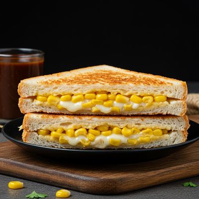 Sweet Corn Cheese Sandwich