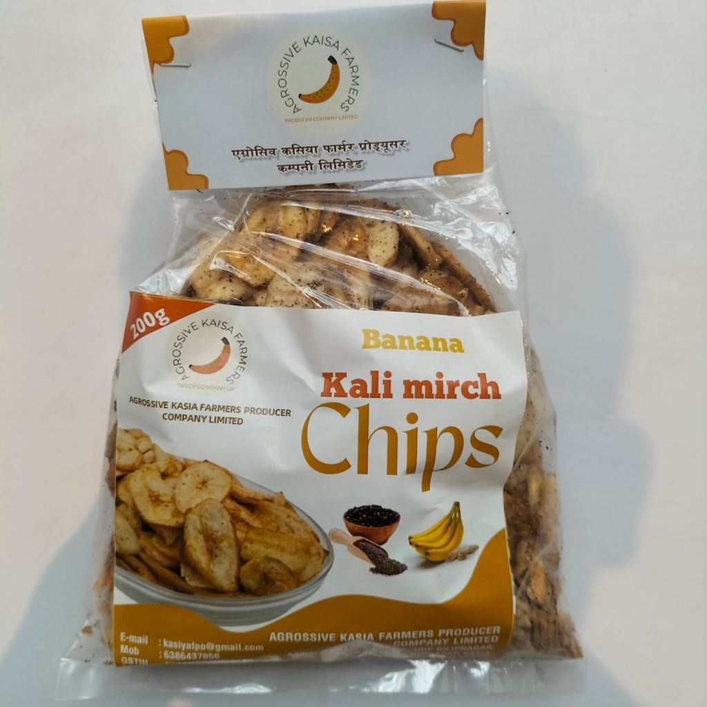 Banana Kali Mirch Chips (200 gm)