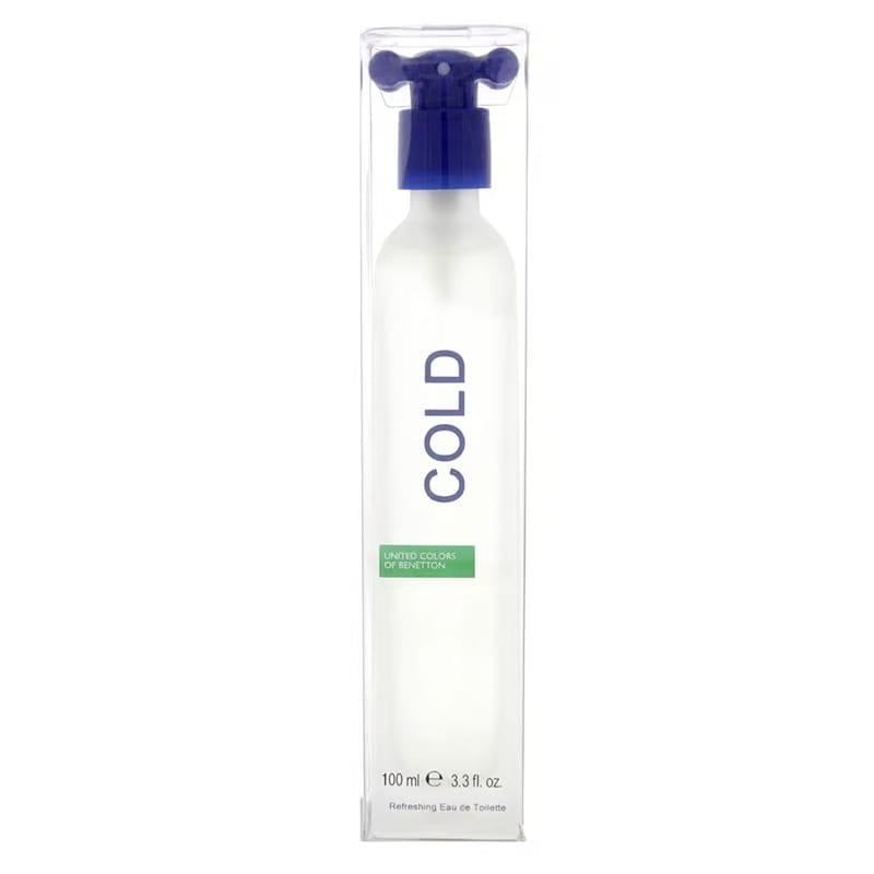 United Colors of Benetton Cold Eau de Toilette 100ml – Refreshing & Invigorating Fragrance for Men and Women view 2
