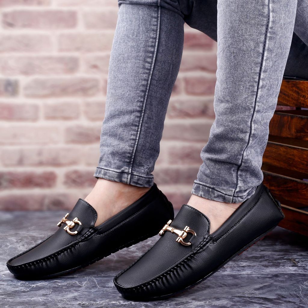 New Latest Men's Faux Leather Slip-on Loafers view 2