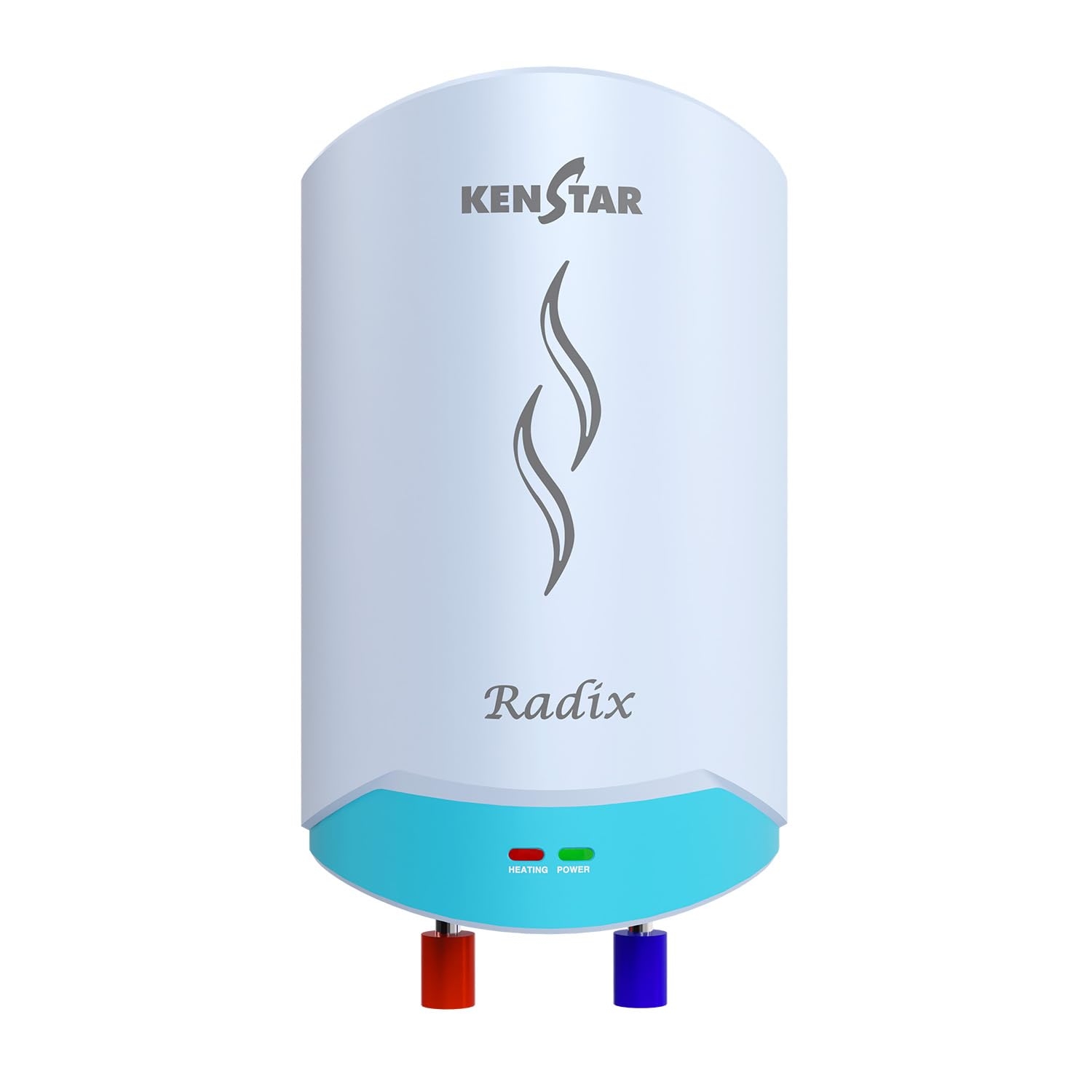 Kenstar Radix, 3L 3000-Watts Powerful Heating, Electric Instant Water Heater (Geyser), High Grade SS Tank with Advanced 4 Level Safety, Rust-Proof, Wall Mounting - White