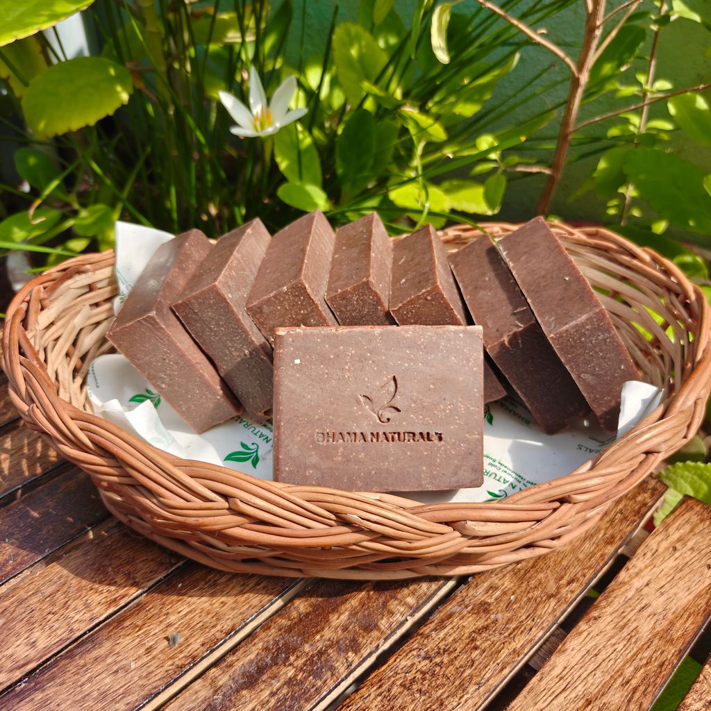 Bhama Naturals Avarampoo (Tanner’s Cassia) Cold Processed Handmade Soap with Shea Butter view 2