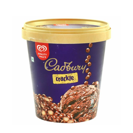 Kwality walls Cadbury Crackle 700 Ml Tub