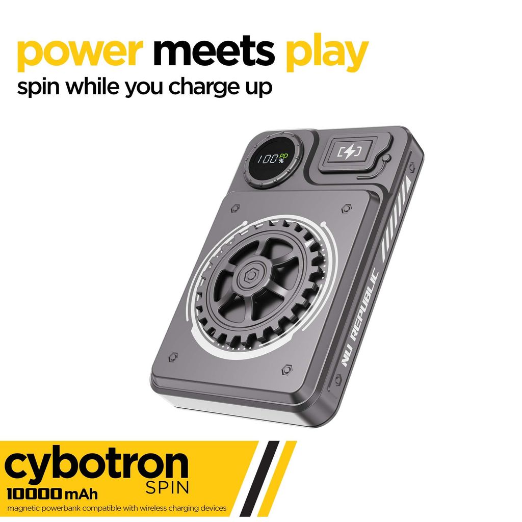 Cybotron SPIN Powerbank view 2