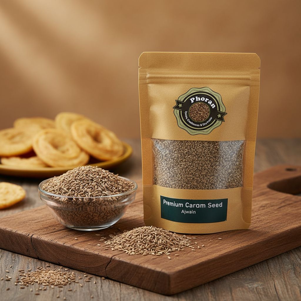 Phoran 200 gm Ajwain l Carom Seed | Phoran Digestive Spice for Parathas, Pakoras & Mathri l 200 gm Whole Ajwain Seed view 2