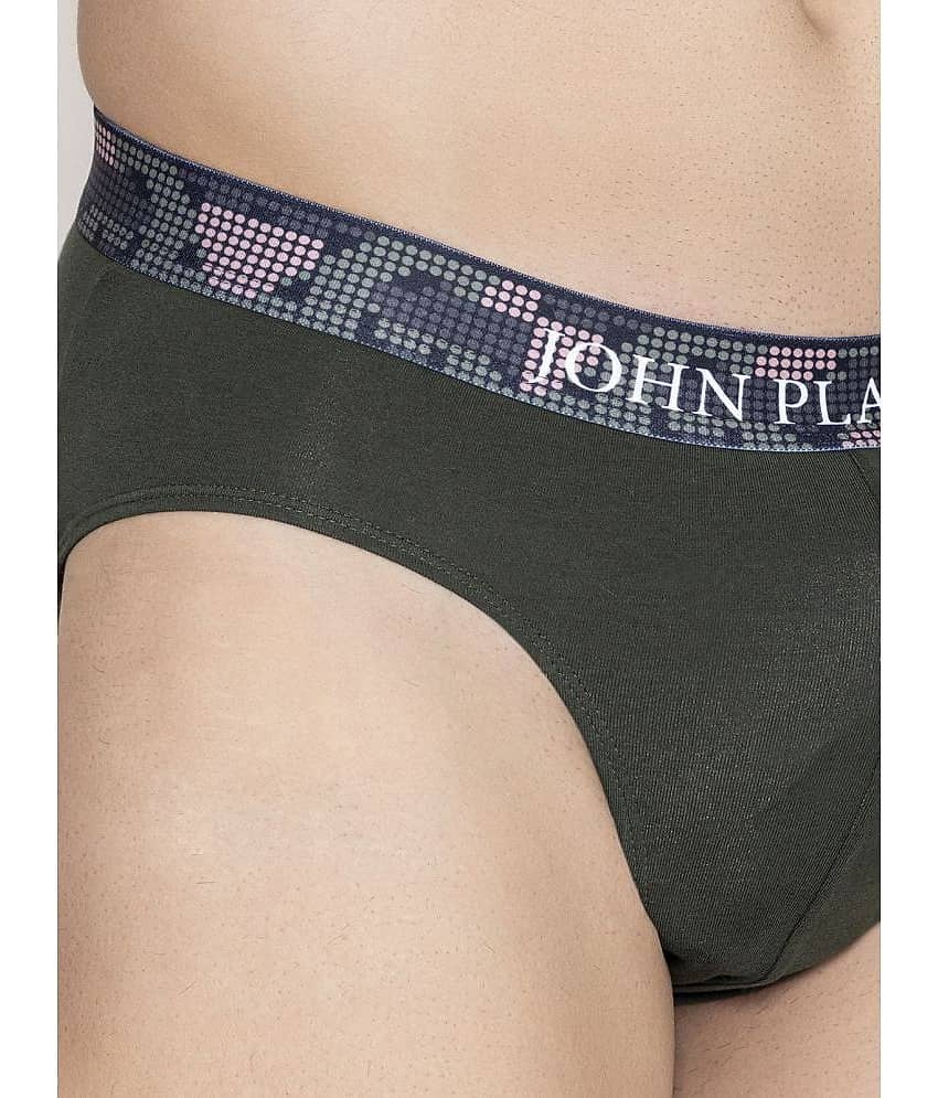 John Players Multicolor Cotton Men's Briefs ( Pack of 2 ) view 2