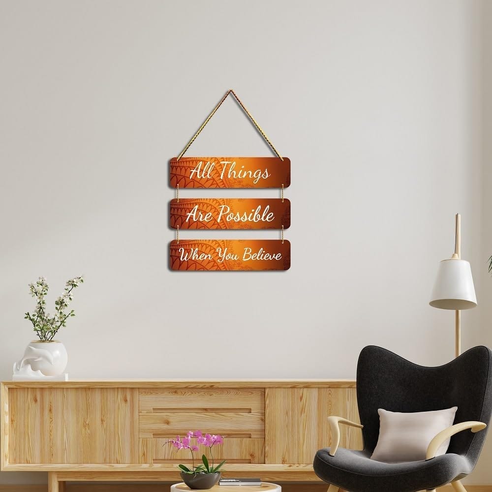 Wall Hangings for Home Decoration Items for Living Room Decor Welcome Home Wall Hanging for Home Office Decoration Handmade Craft Decorative Wall Art (WH2213) view 2