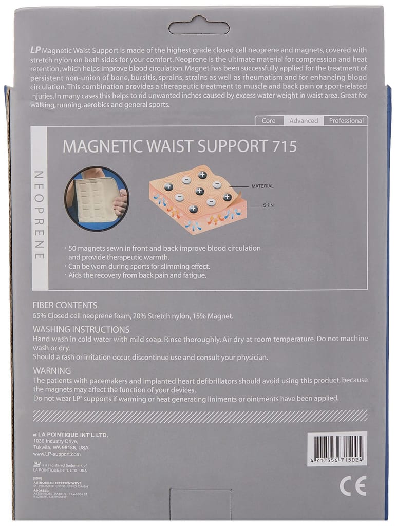 LP 715 Magnetic Waist Support view 2