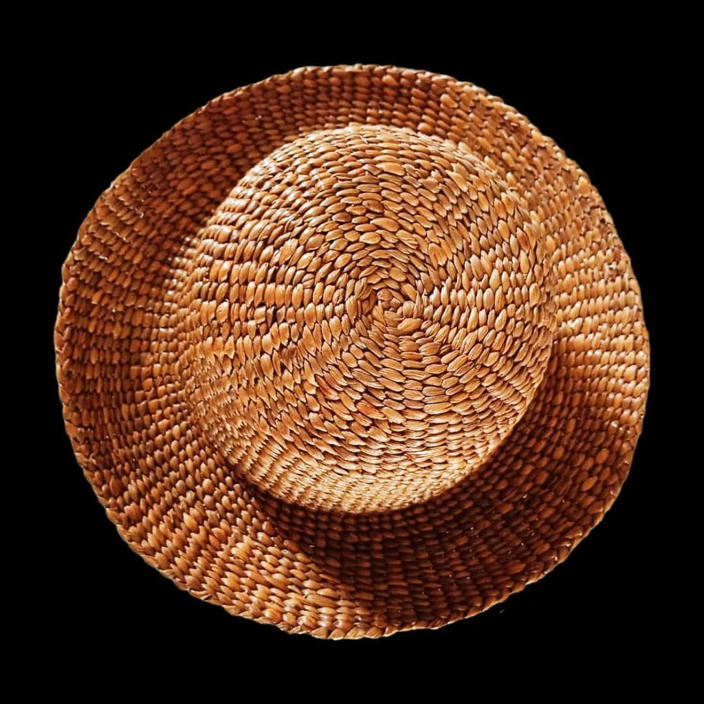 WATER HYACINTH HAT view 2