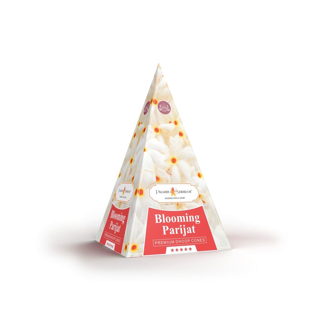JPSR Blooming Parijat Premium Incense Cones view 2