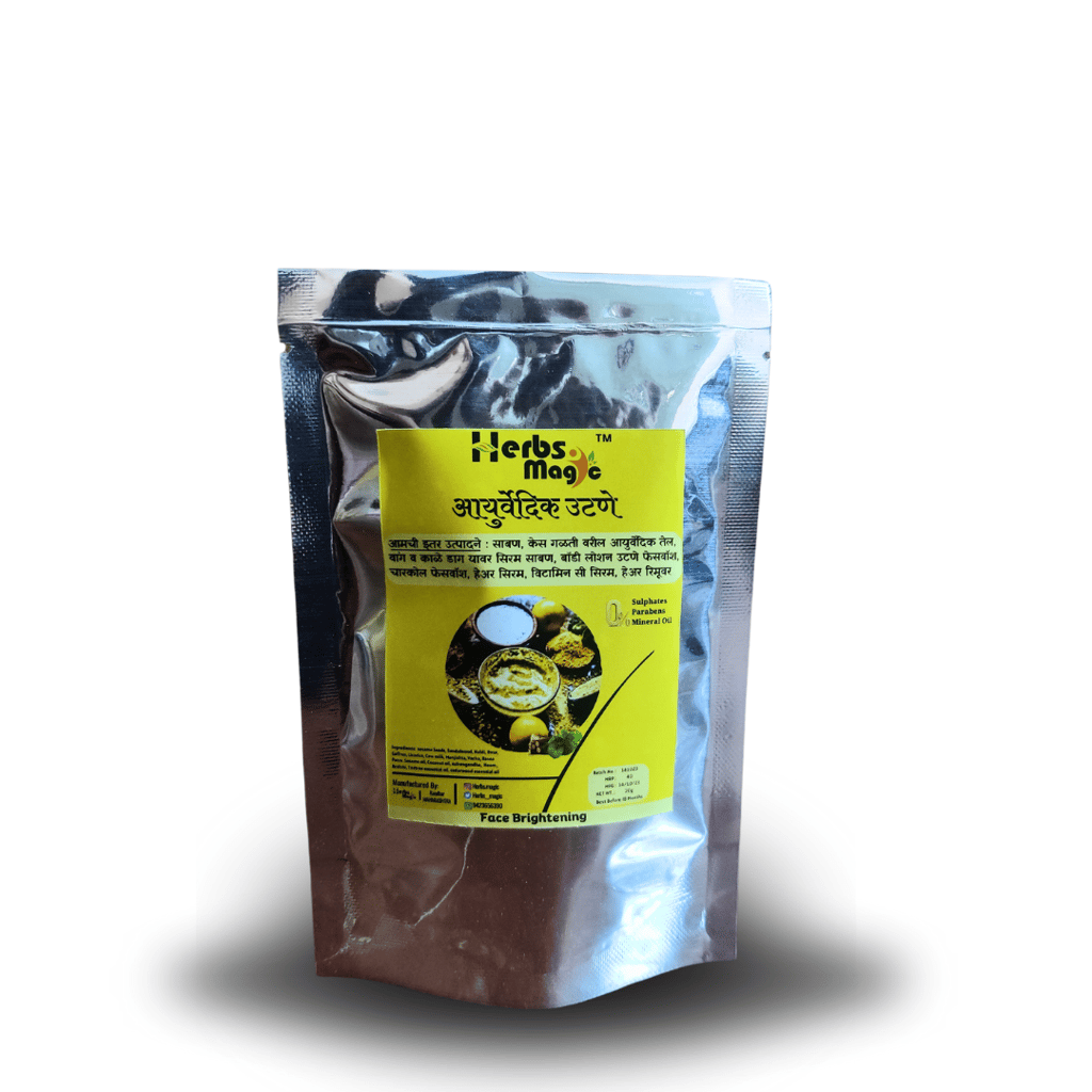 Herbs Magic Sandalwood, Turmeric & Kashmiri Saffron Face Ubtan Powder for Tan Removal, Dark Spots & Radiant Complexion view 2