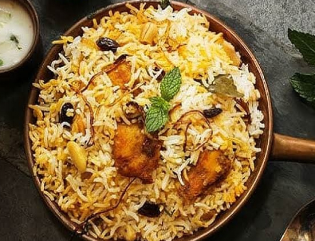 Chaap biryani