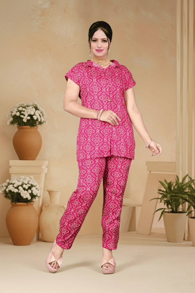 PickCell Delta Fabric Chundai Coord Set for Women view 2