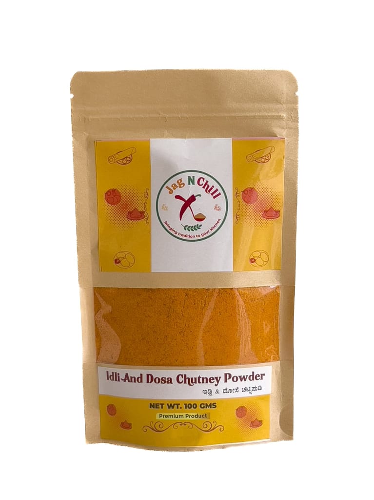 Jag N Chill Idli & Dosa Chutney Powder - 100g - Premium