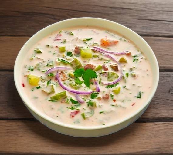 Onion Cucumber Raita