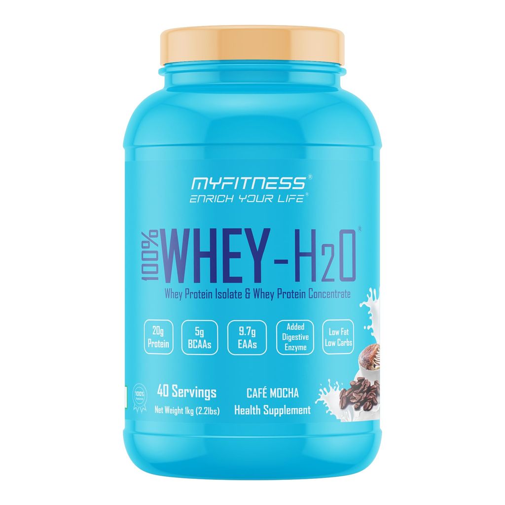 Myfitness Protein Powder 500g 1kg 2kg | 100% Whey H2O | 80% Protein Per Serving | Isolate & Concentrate Blend | Added Digestive Enzymes | Whey Protein Powder